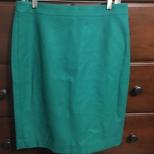 NWT JCREW KELLY GREEN SKIRT!!!
